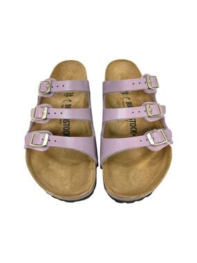 Birkenstock Florida Birko-Flor Sandals Graceful Purple Size 36 Boho Festival
